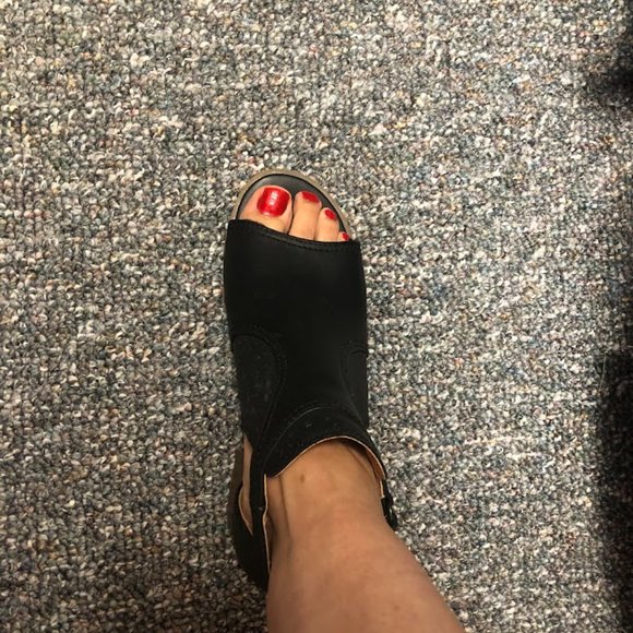 Women's black sandals - Picture 7 of 7